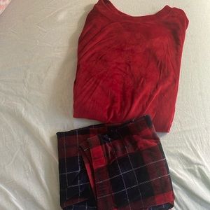 Fleece pajama set